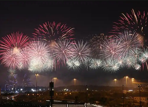 惠来县焰火晚会